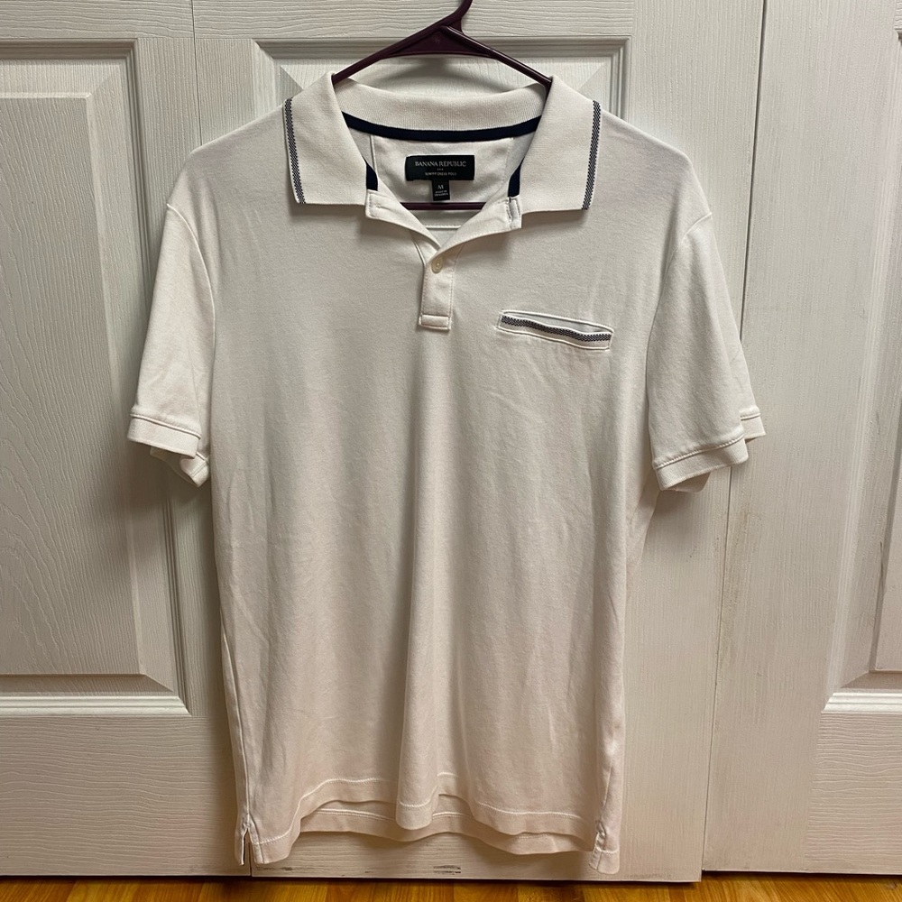 Banana Republic Men's Slim Fit Dress Polo, size Medium